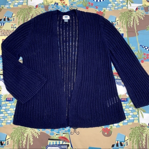Old Navy cardigan navy blue open front size large‎
